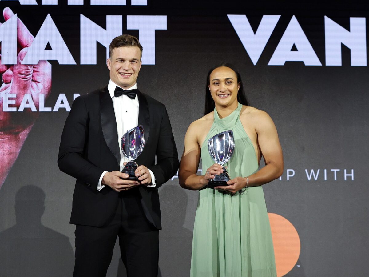 World Rugby Players of the Year 2022 Josh van der Flier and Ruahei